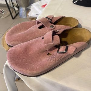 Birkenstocks collaboration with stussy size 42 . New condition